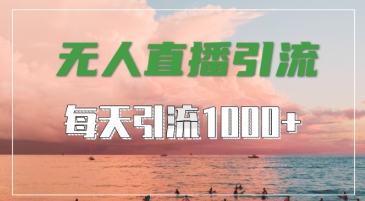 抖音快手视频号全平台通用，无人直播引流法，超暴力引流1000+高质量精准创业粉【揭秘】-易读网