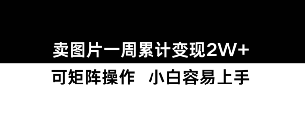 小红书【卖图片】一周累计变现2W+小白易上手-易读网