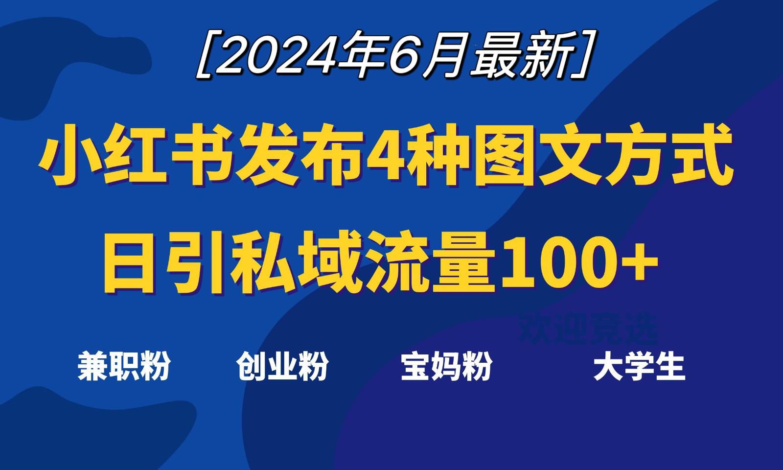 小红书发布这4种图文，就能日引私域流量100+-易读网