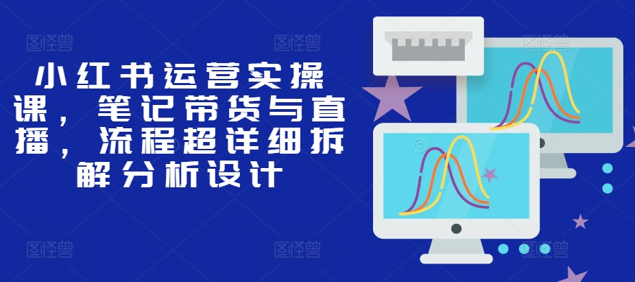 小红书运营实操课，笔记带货与直播，流程超详细拆解分析设计-易读网