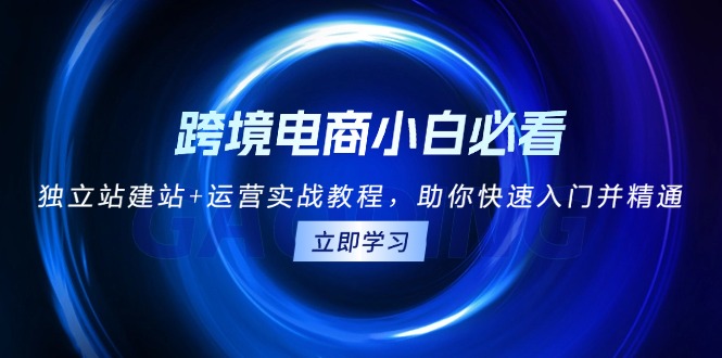 跨境电商小白必看！独立站建站+运营实战教程，助你快速入门并精通-易读网